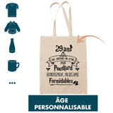 Tote Bag Amis Formidables Poudlard Âge Personnalisable - Planetee