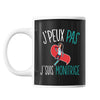 Mug Monitrice j'peux pas Noir - Planetee