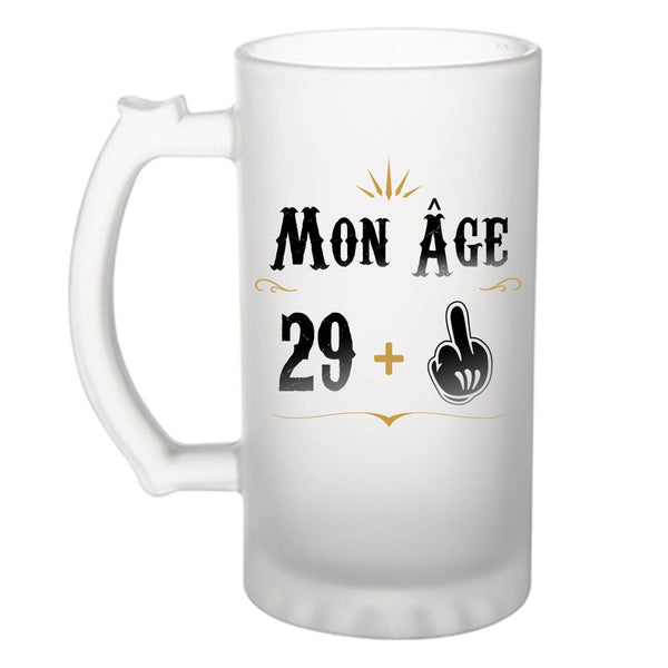 Chope de bière anniversaire 30 ans Humour - Planetee