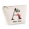 Trousse Anne-Lise Lettre fleur - Planetee