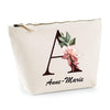 Trousse Anne-Marie Lettre fleur - Planetee