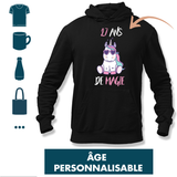 Idée Cadeau Femme Licorne Magie Âge Personnalisable - Planetee