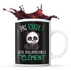 Mug Clément Pas Touche Panda - Planetee