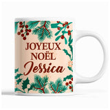 Tasse Noël Lauriane Beige - Planetee