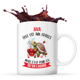 Mug Ava Elle est aux fraises - Planetee