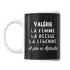 Mug prénom Valérie cadeau départ retraite - Planetee