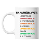 Mug blanc Ping-Pong Journée Parfaite - Planetee