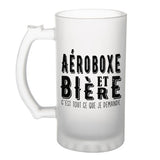 Chope de bière Aéroboxe et bière - Planetee
