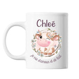 Mug Chloé Amour et Biberon de Lait Vache - Planetee