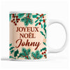 Tasse Noël Johny Beige - Planetee