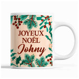 Tasse Noël Johny Beige - Planetee