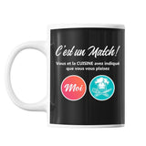 Mug Cuisine Chef C'est un Match - Planetee