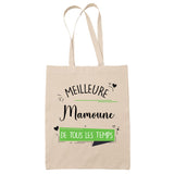 Tote Bag Meilleure Mamoune de tous les temps - Planetee