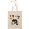 Sac Tote Bag rottweiler je le ferai demain beige - Planetee