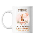 Mug Syrine Cou Monté Girafe - Planetee