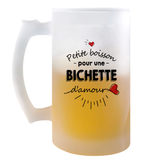 Chope de bière Petite Boisson d'une Bichette d'amour - Planetee