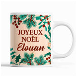 Tasse Noël Elouan Beige - Planetee