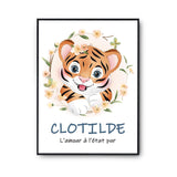 Affiche Clotilde Amour Pur Tigre - Planetee