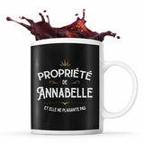 Mug Propriété de Annabelle - Planetee