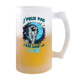 Chope de bière J'suis dans la Lune j'peux pas - Planetee