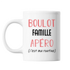 Mug Famille C'est ma Routine Blanc - Planetee