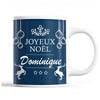 Tasse Noël Dominique Bleu - Planetee