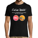 T-shirt Homme Bronzette Parodie site de rencontre - Planetee
