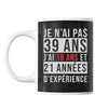 Mug 39 Ans Expérience Noir - Planetee