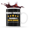 Mug Marie-Thérèse à votre service pour des conneries - Planetee