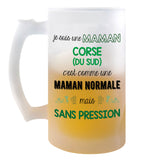 Chope de bière Maman Corse du Sud Chauvine Sans Pression - Planetee