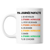 Mug blanc Astrologie Journée Parfaite - Planetee