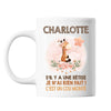 Mug Charlotte Cou Monté Girafe - Planetee