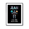 Affiche Prénom Jean Univers - Planetee