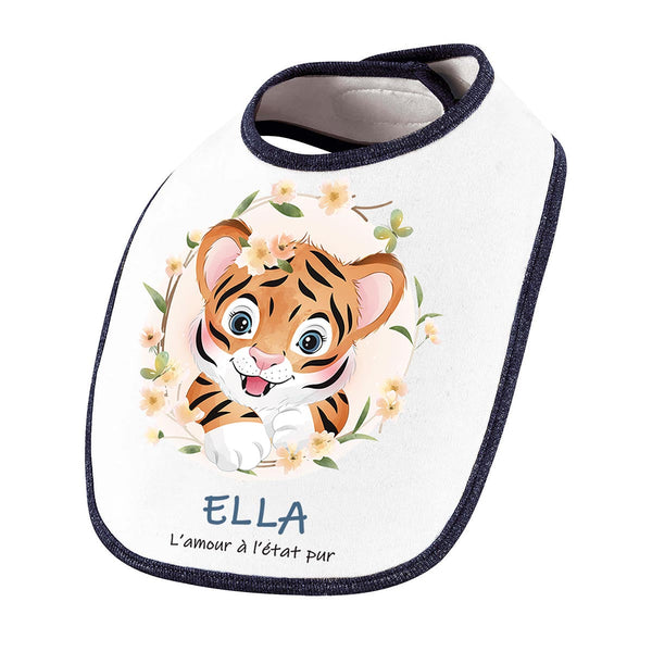 Affiche Bébé Enfant Amour Etat Pur Tigre Prénom Personnalisable Fille - Planetee