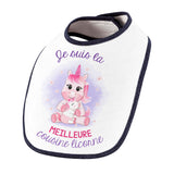 Affiche Bébé Enfant Meilleure Famille Licorne Personnalisable Fille - Planetee
