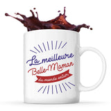 Mug blanc Meilleure du Monde entier Belle-Maman - Planetee