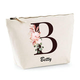 Trousse Betty Lettre fleur - Planetee