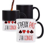 Mug Magique J'peux pas Coinche - Planetee