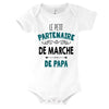 Body bébé Le Petit Partenaire de Marche de Papa - Planetee