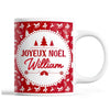 Tasse Noël William Rouge - Planetee