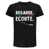 T-shirt homme Regarde Ecoute | Référence Orelsan - Planetee