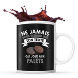 Mug personnalisable palets Prénom Femme Métier Age pour Joueuse de Palets - Planetee