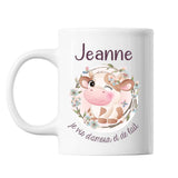 Mug Jeanne Amour et Biberon de Lait Vache - Planetee