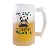 Chope de bière Priscilla Pas Touche Panda - Planetee