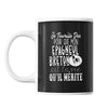 Mug Epagneul Breton Je travaille dur - Planetee