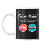 Mug Synthé C'est un Match - Planetee