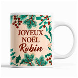 Tasse Noël Robin Beige - Planetee