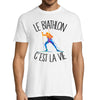 T-shirt homme biathlon c'est la vie - Planetee