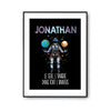 Affiche Prénom Jonathan Univers - Planetee