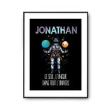 Affiche Prénom Jonathan Univers - Planetee